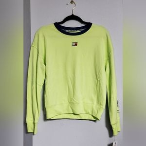 Tommy Hilfiger Sport Womens Sweatshirt Fitness Workout Crew Athletic Small